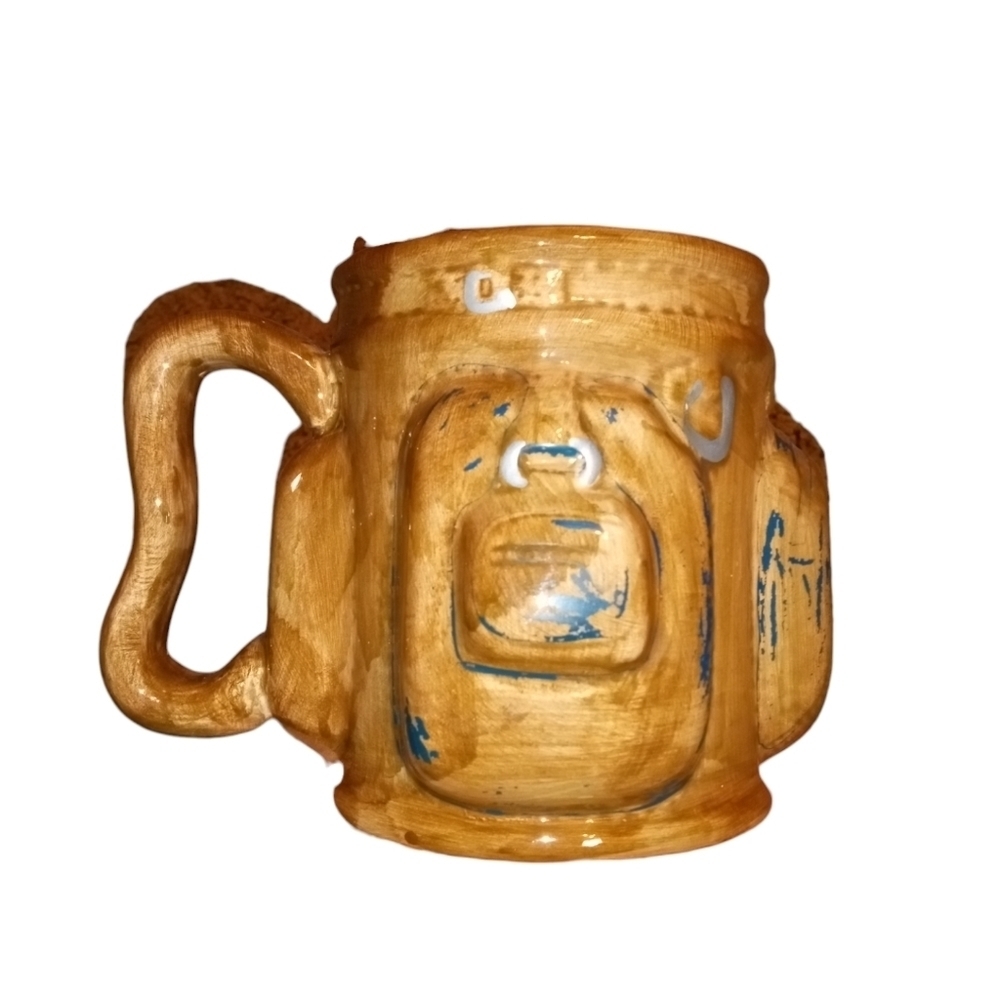 Novelty Golf Bag Mug Fred Hollinger Design VTG 1992 Unique Fun Golf Fan Gifting